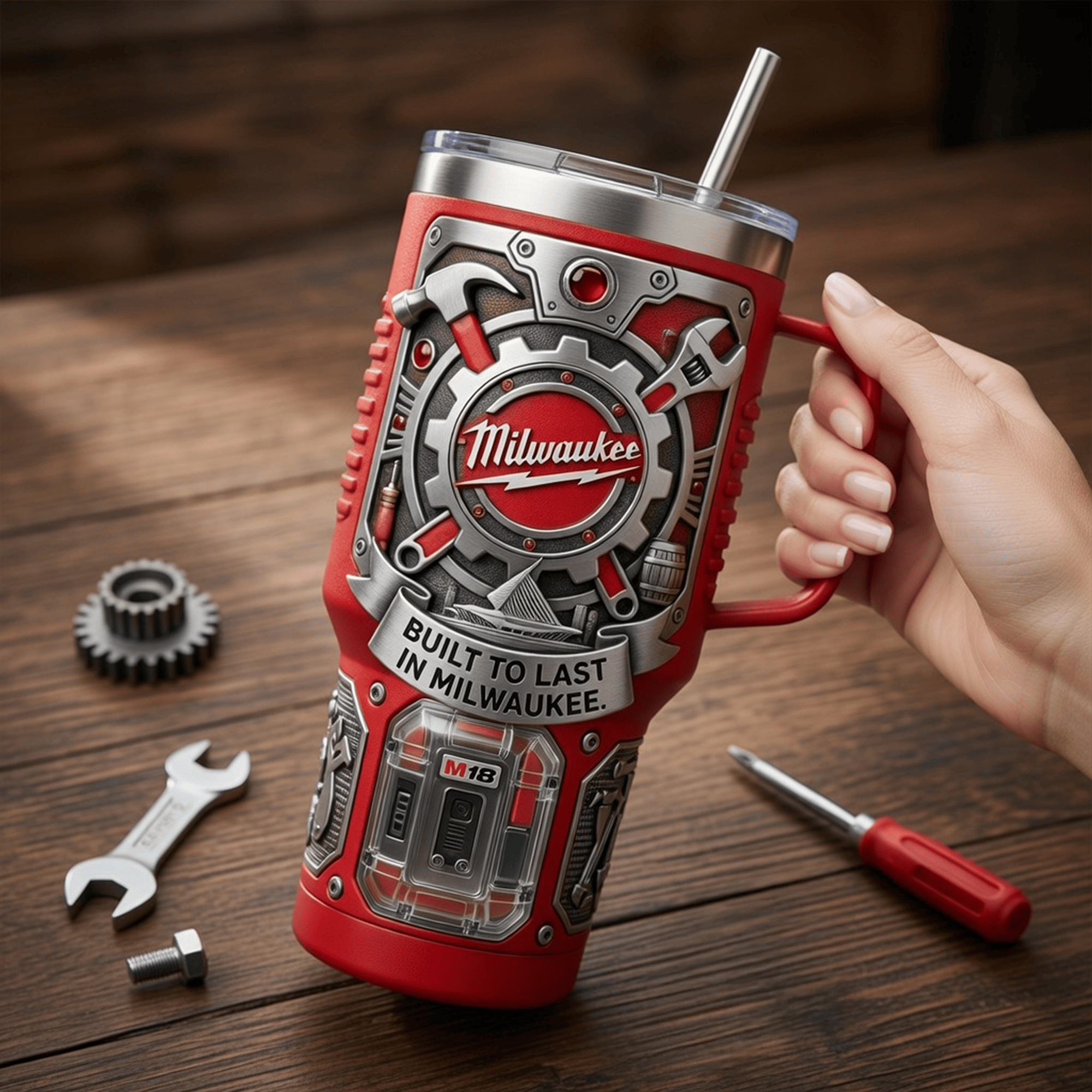 MWKE 40oz Tumbler With Handle LNTH