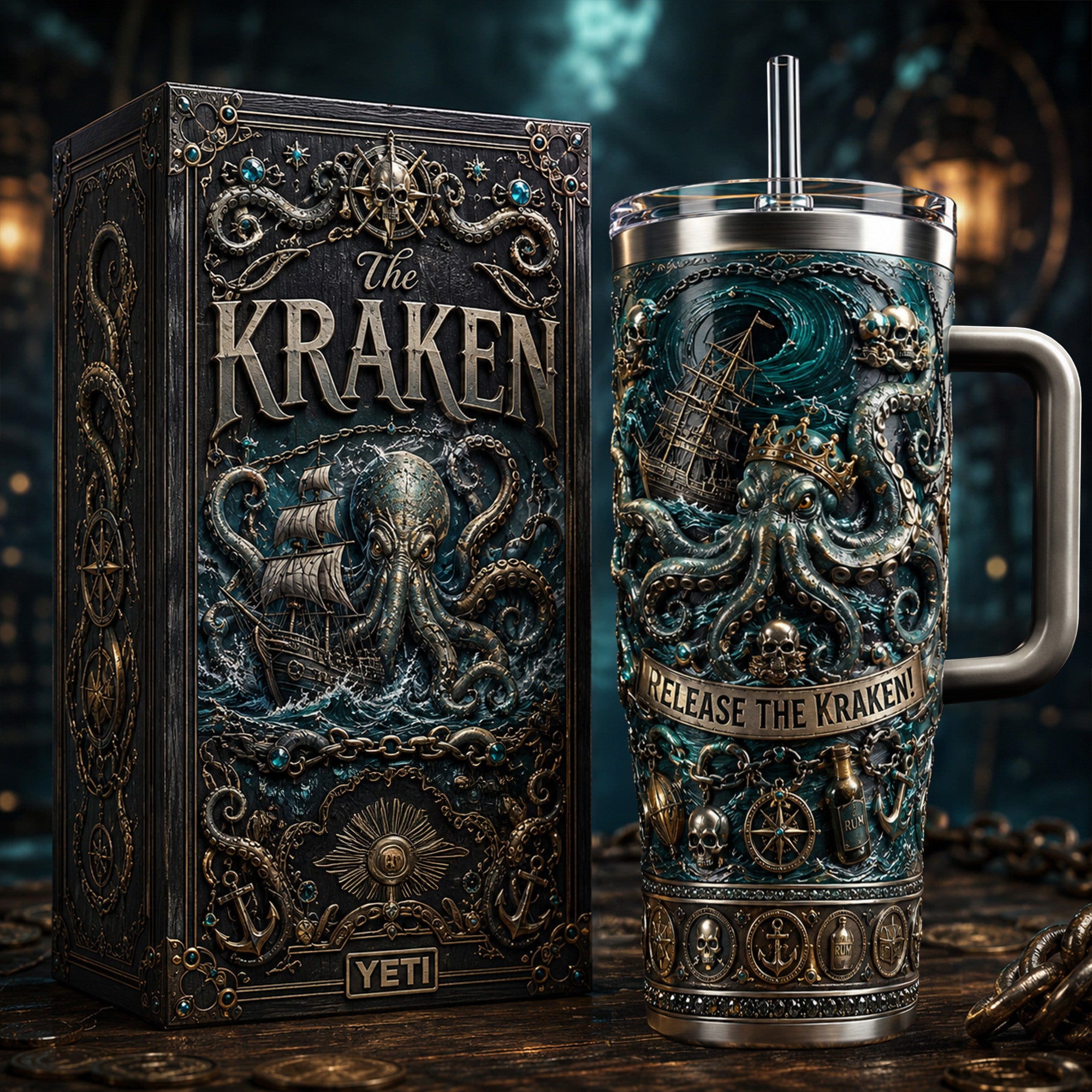 Premium KRK 40oz Tumbler With Handle TNSM